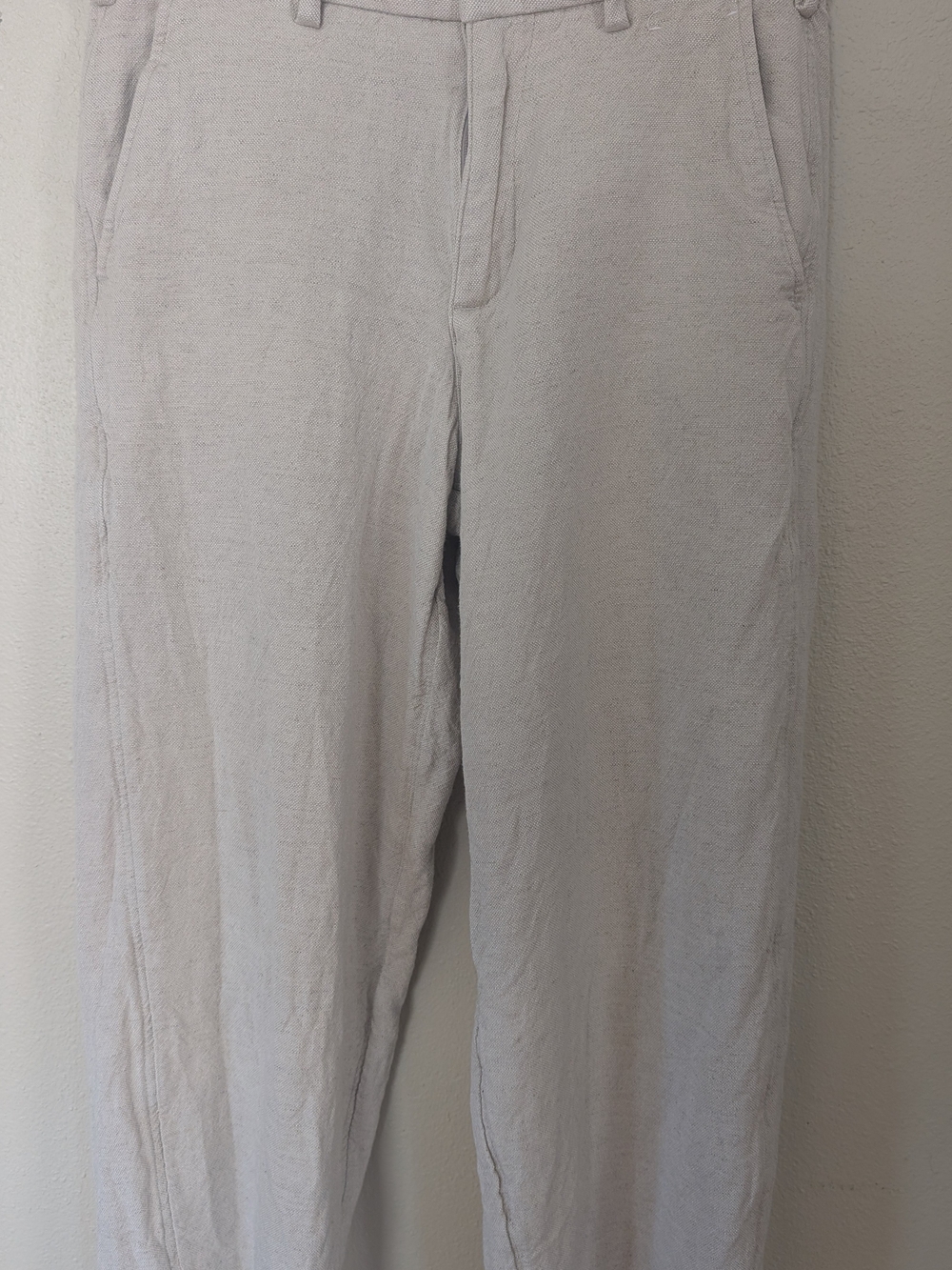 Abercrombie & Fitch Linen Blend Trousers Men's 28x30